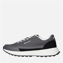 NICCE Mens Zabina Trainers Coal/Black/White