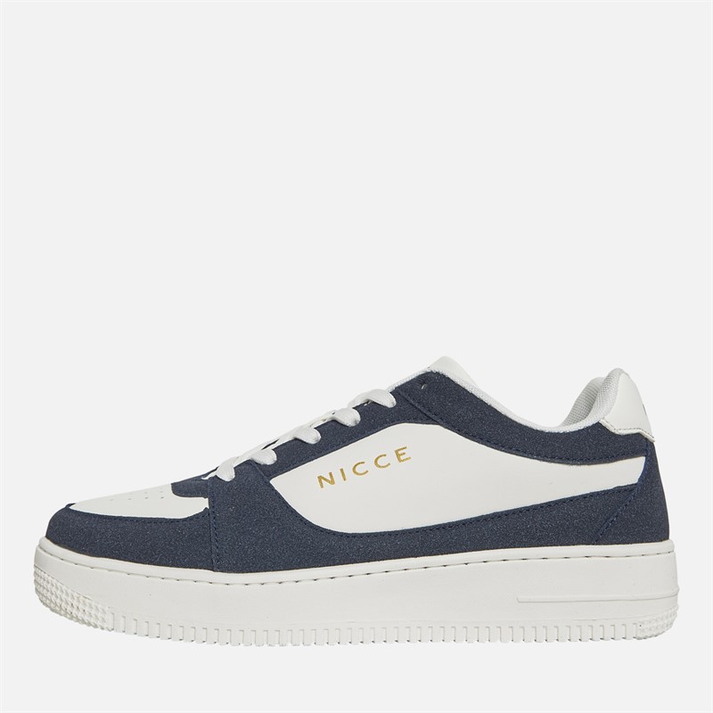 NICCE Mens Parati Trainers White/Grey/Navy/Blue