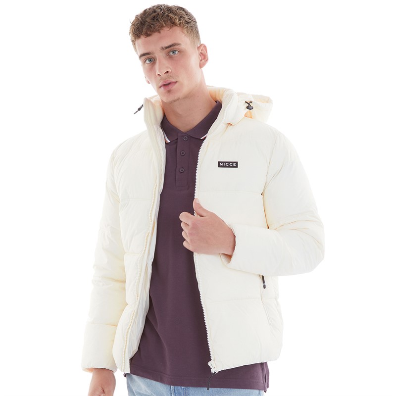 NICCE Mens Expo Jacket Quartz White