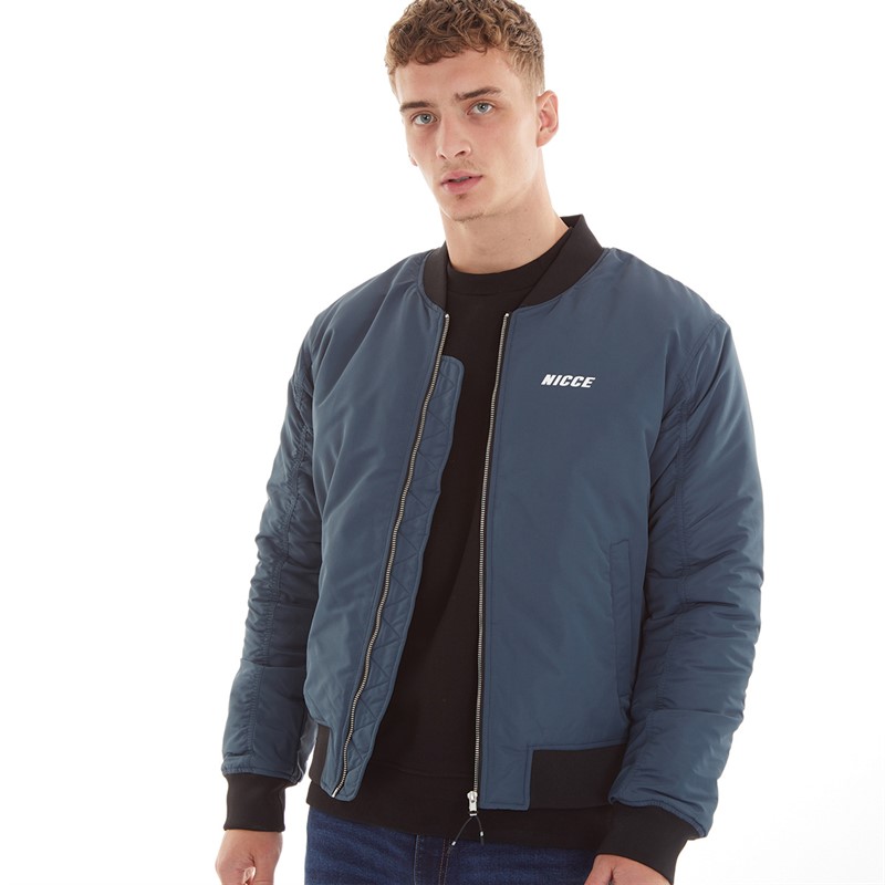 Buy NICCE Mens Fleet Jacket Airforce Blue