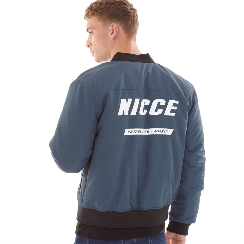 NICCE Mens Fleet Jacket Airforce Blue