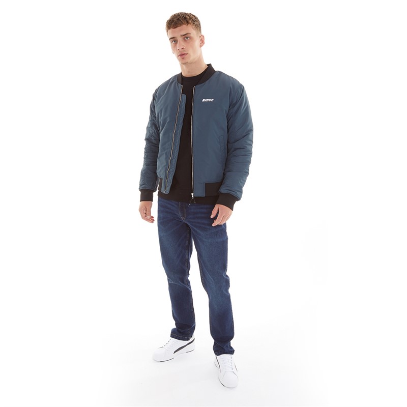 NICCE Mens Fleet Jacket Airforce Blue