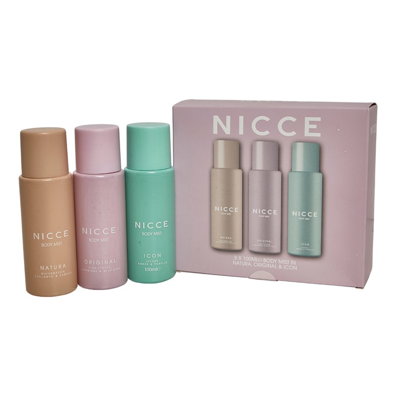 NICCE Womens Body Mist Gift Set Multi