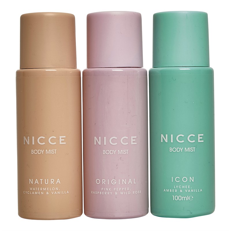 NICCE Womens Body Mist Gift Set Multi