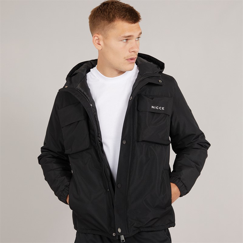 NICCE Mens Hargitay Ripstop Jacket Black - Size XXL