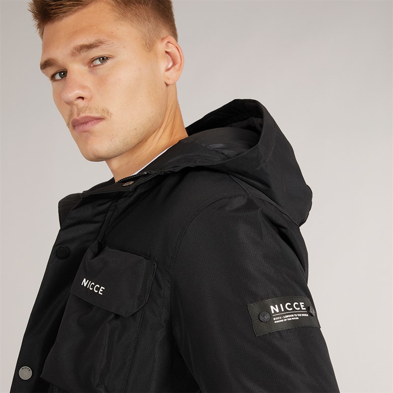 NICCE Mens Hargitay Ripstop Jacket Black