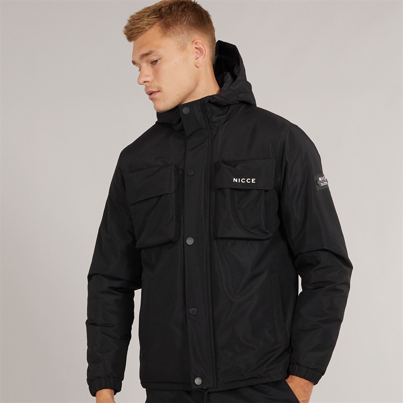 NICCE Mens Hargitay Ripstop Jacket Black