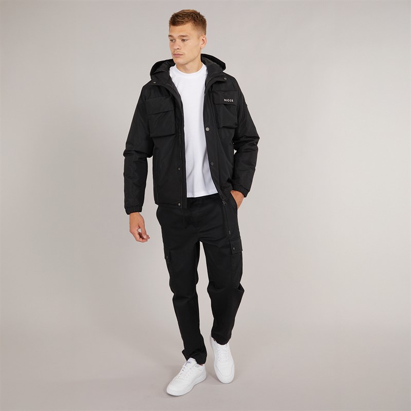 NICCE Mens Hargitay Ripstop Jacket Black