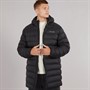 NICCE Mens Rodders Longline Puffer Jacket Black