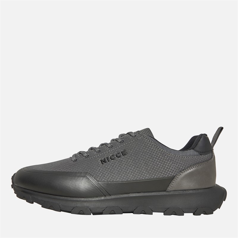 NICCE Mens Sencon Trainers Grey - Size 8