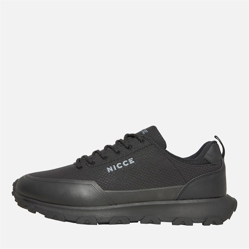 NICCE Mens Sencon Trainers Black - Size 7