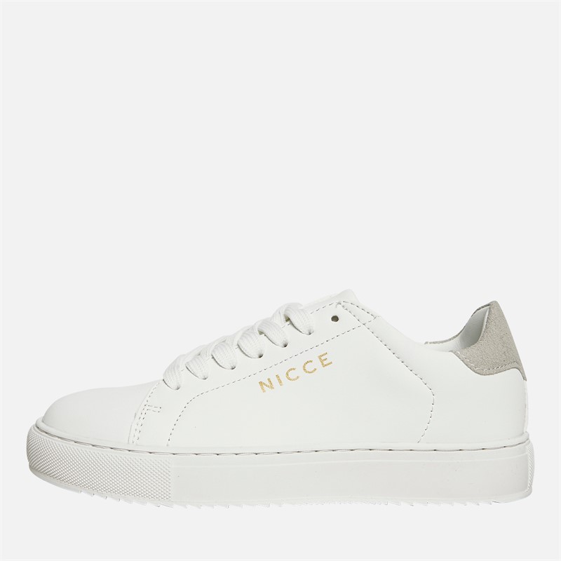 NICCE Junior Boys Sector Trainers White/Grey/Gold