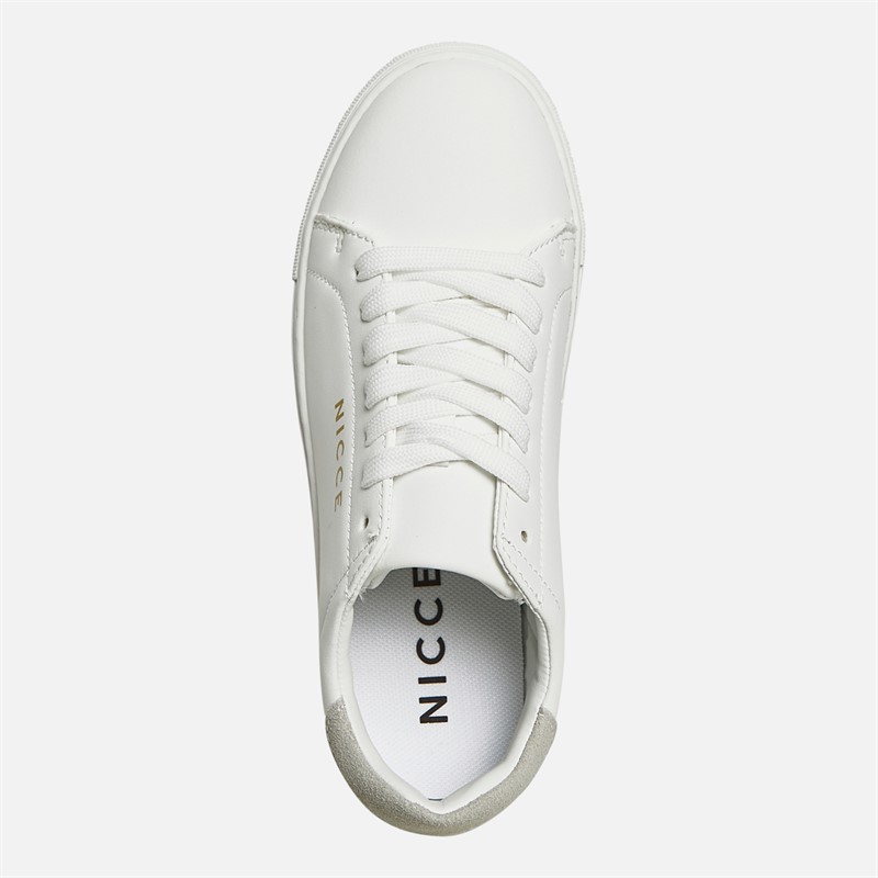 NICCE Junior Boys Sector Trainers White/Grey/Gold