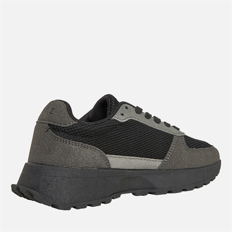 NICCE Junior Boys Dalston Trainers Black/Grey