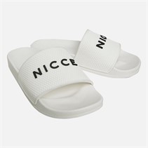 NICCE Junior Boys Visor Slides White