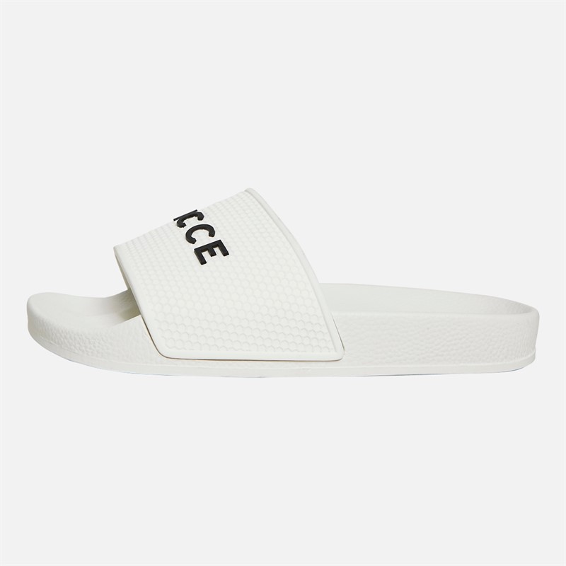 NICCE Junior Boys Visor Slides White