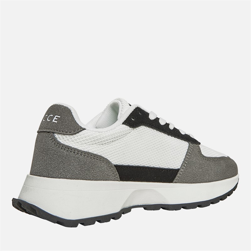 NICCE Junior Boys Dalston Trainers White/Grey