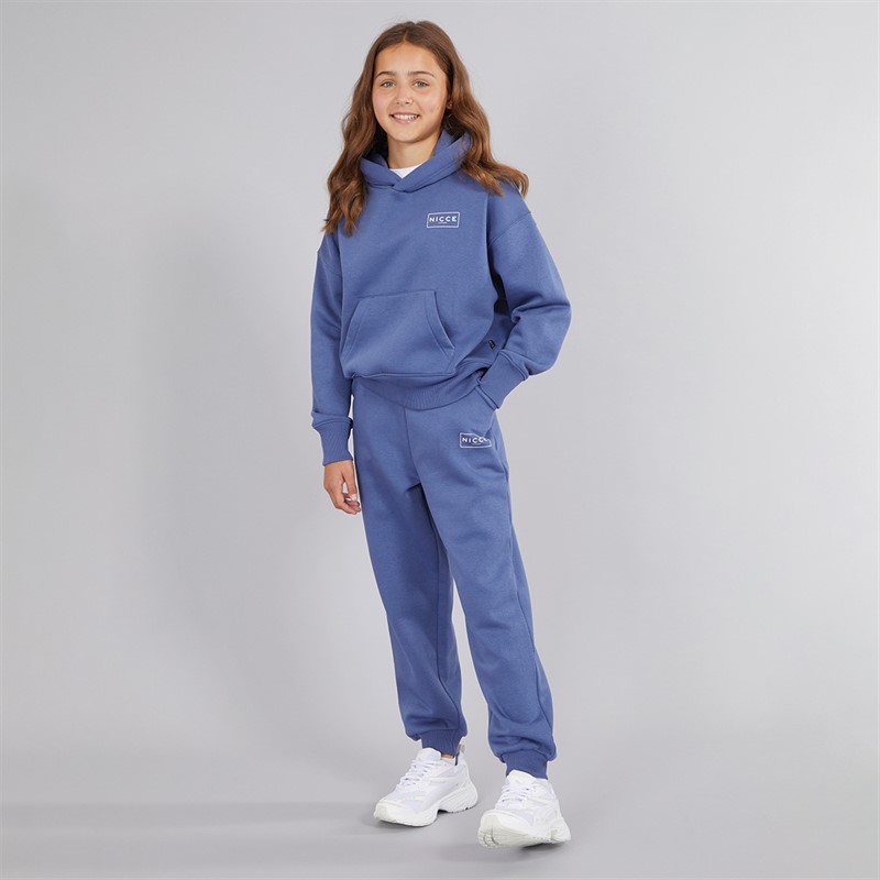 NICCE Girls Belle Hoodie And Joggers Tracksuit Set Blue