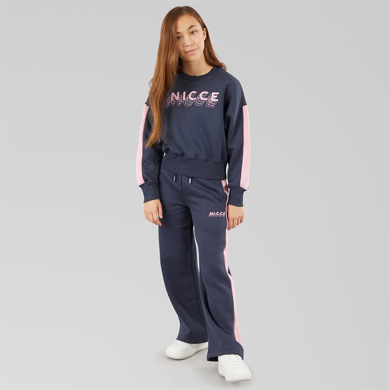 NICCE Girls Prinny Sweatshirt And Joggers Set Navy
