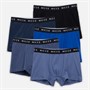 NICCE Boys Waldridge Five Pack Boxers Element Blue/Royal Blue/Indigo/Black/Navy