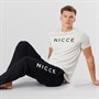 NICCE Mens Aderyn T-Shirt And Lounge Pants Set Black