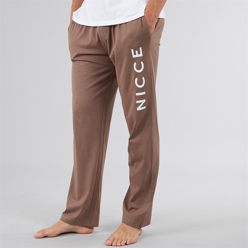 NICCE Mens Kolson Jersey Lounge Pants Mink - Size L