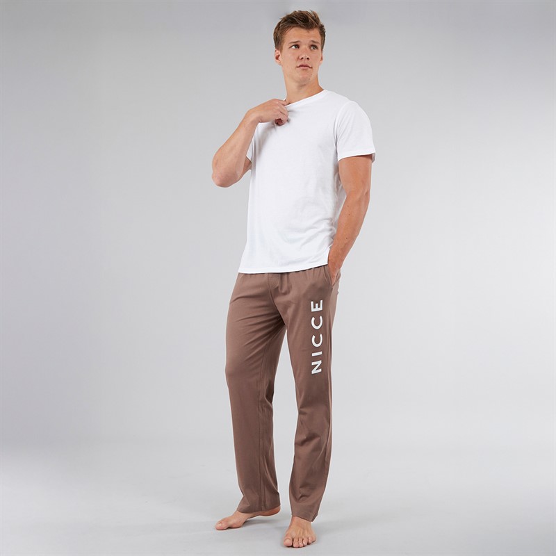 NICCE Mens Kolson Jersey Lounge Pants Mink
