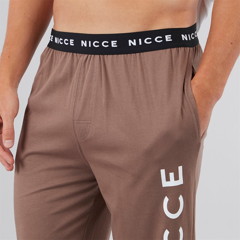 NICCE Mens Kolson Jersey Lounge Pants Mink