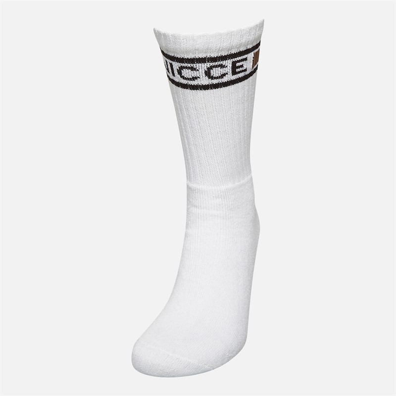 NICCE Mens Torlan Ten Pack Crew Socks White