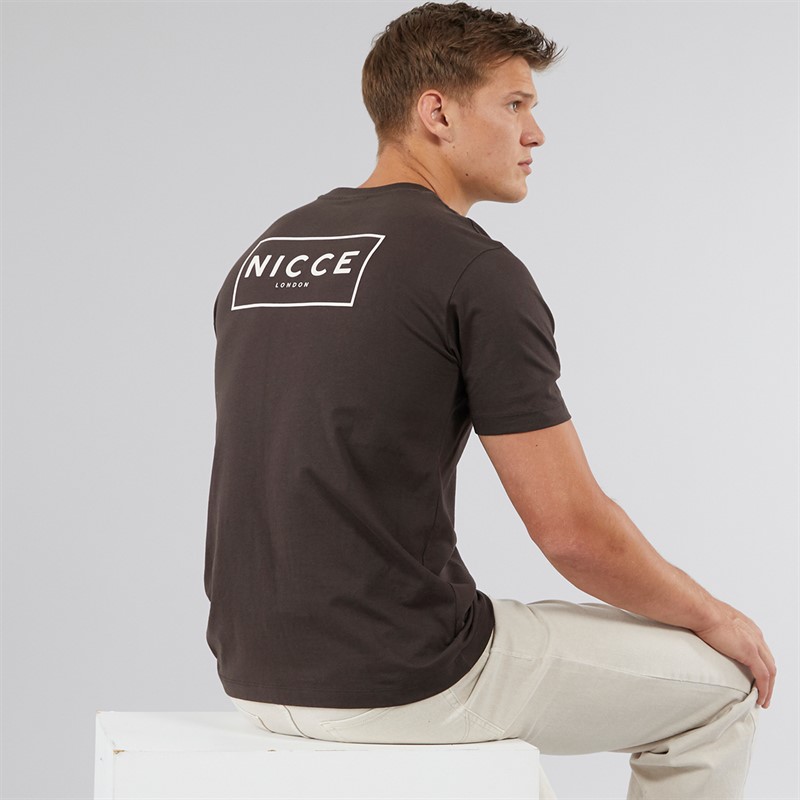 NICCE Mens Franzo T-Shirt Coffee - Size S