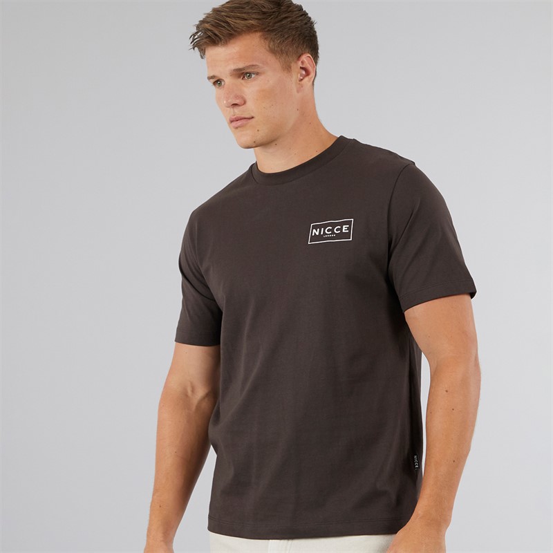 NICCE Mens Franzo T-Shirt Coffee