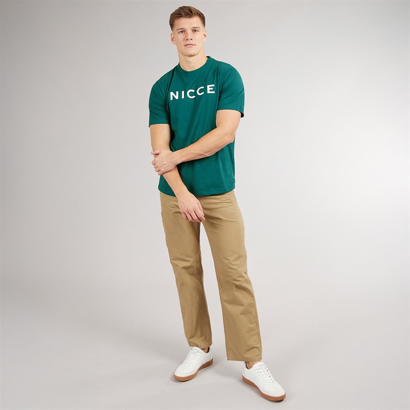 NICCE Mens Denno T-Shirt Deep Teal