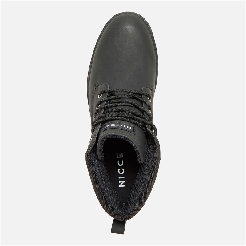 NICCE Mens Cranford Boots Black