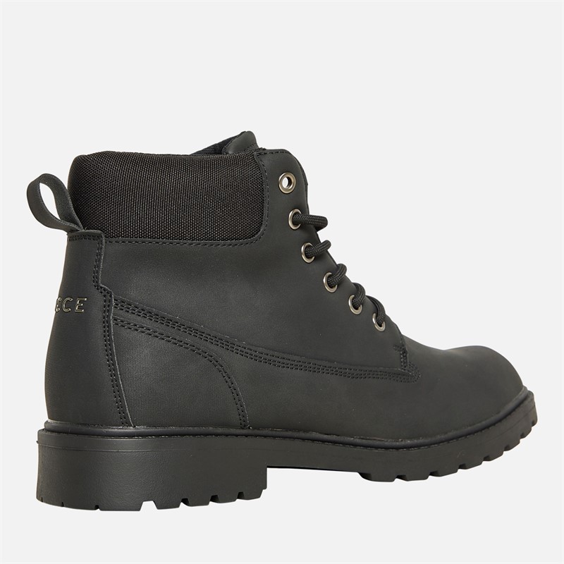 NICCE Mens Cranford Boots Black