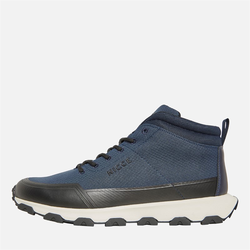 NICCE Mens Enfield Boots Navy/Black - Size 8