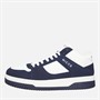 NICCE Mens Rustan Hi Top Trainers White/Navy