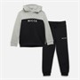 NICCE Boys Hoodie And Joggers Tracksuit Black
