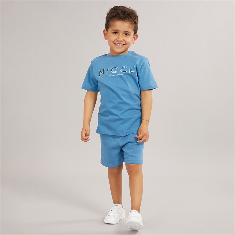 NICCE Boys T-Shirt And Shorts Co-Ord Set Blue
