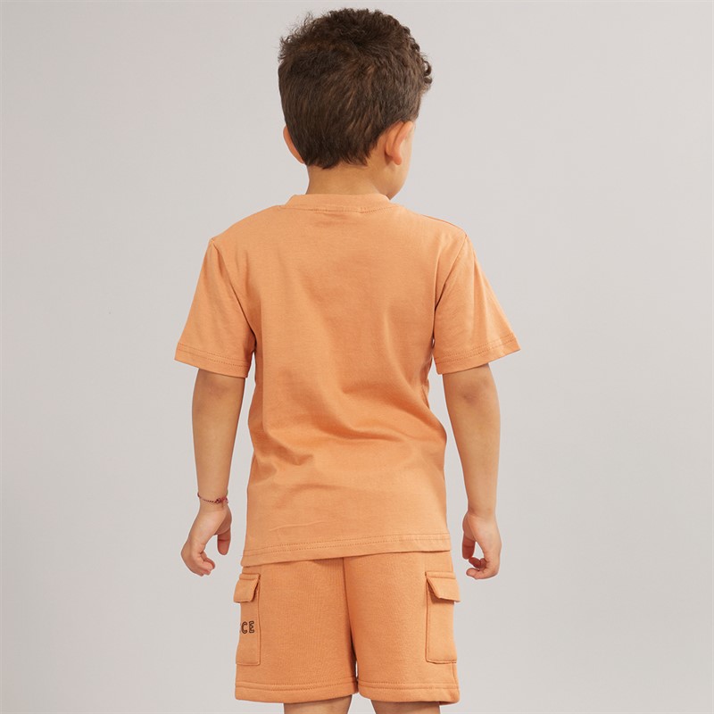 NICCE Boys T-Shirt And Shorts Co-Ord Set Orange
