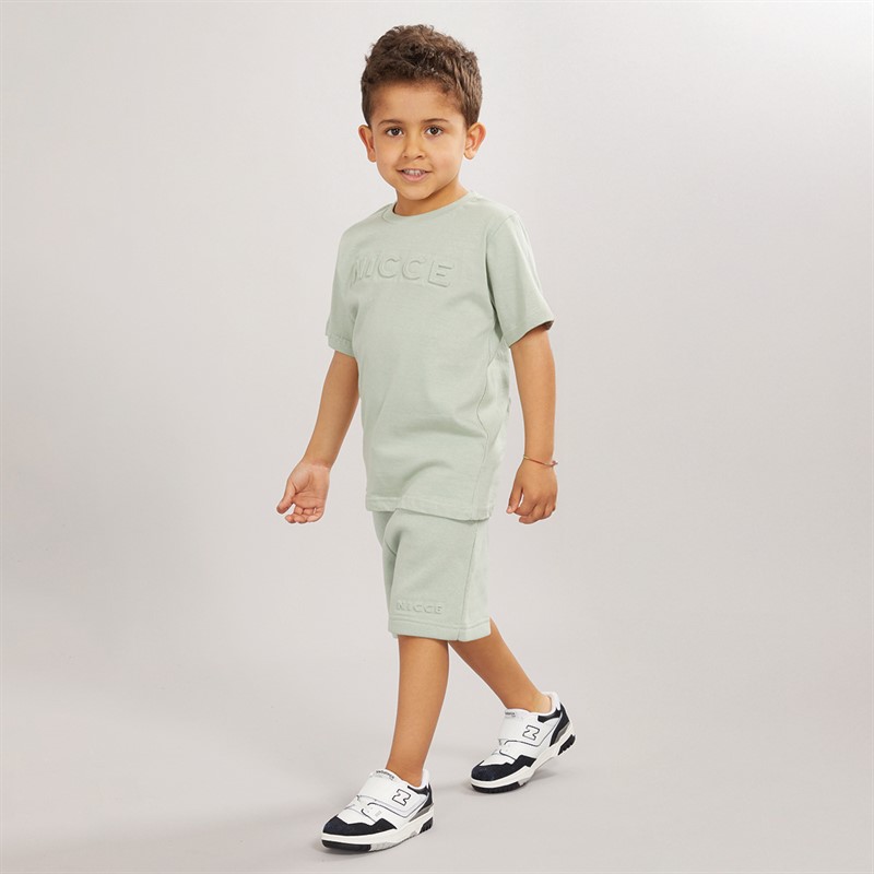 NICCE Boys T-Shirt And Shorts Co-Ord Set Green