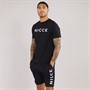 NICCE Mens Rowan T-Shirt And Shorts Lounge Set Black