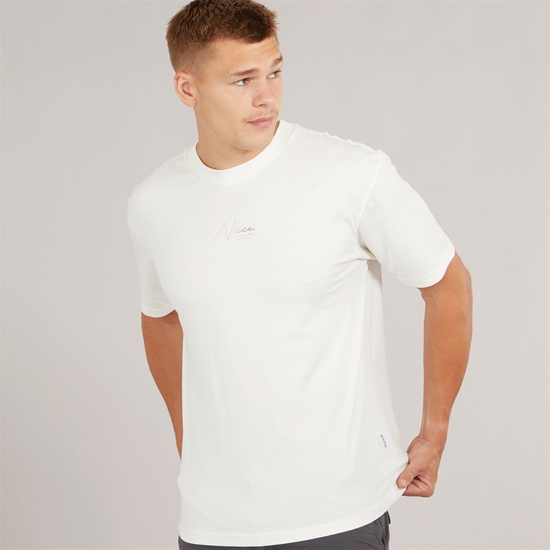NICCE Mens Typa T-Shirt Off White