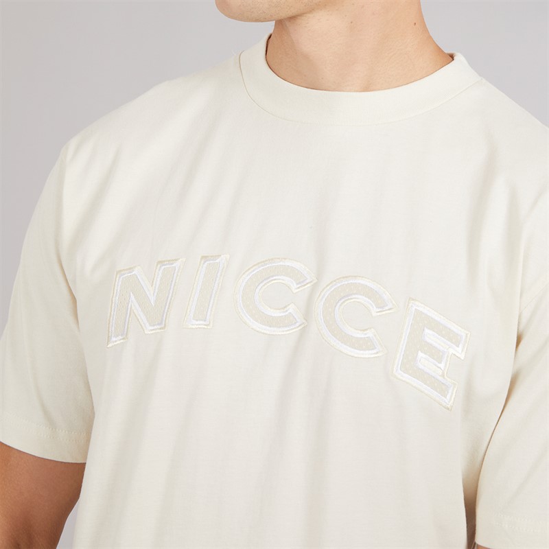 NICCE Mens Fairway T-Shirt Ivory