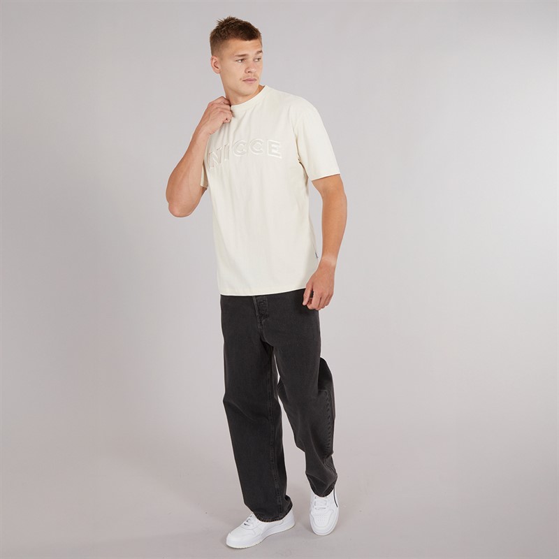NICCE Mens Fairway T-Shirt Ivory