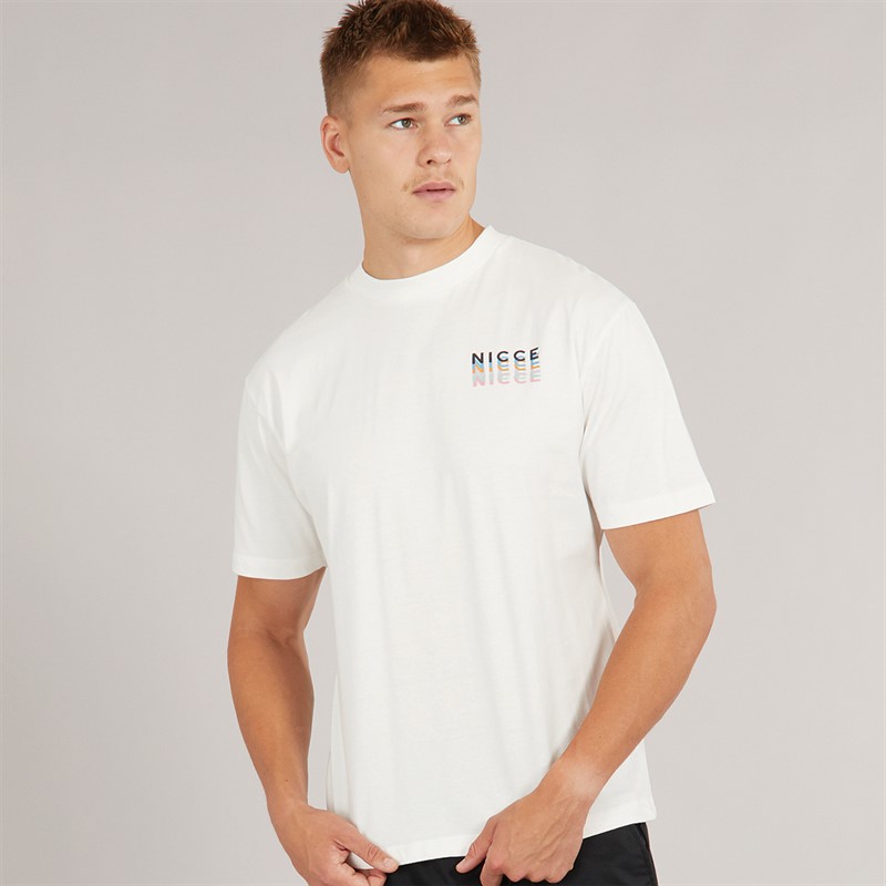 NICCE Mens Orbit T-Shirt Off White