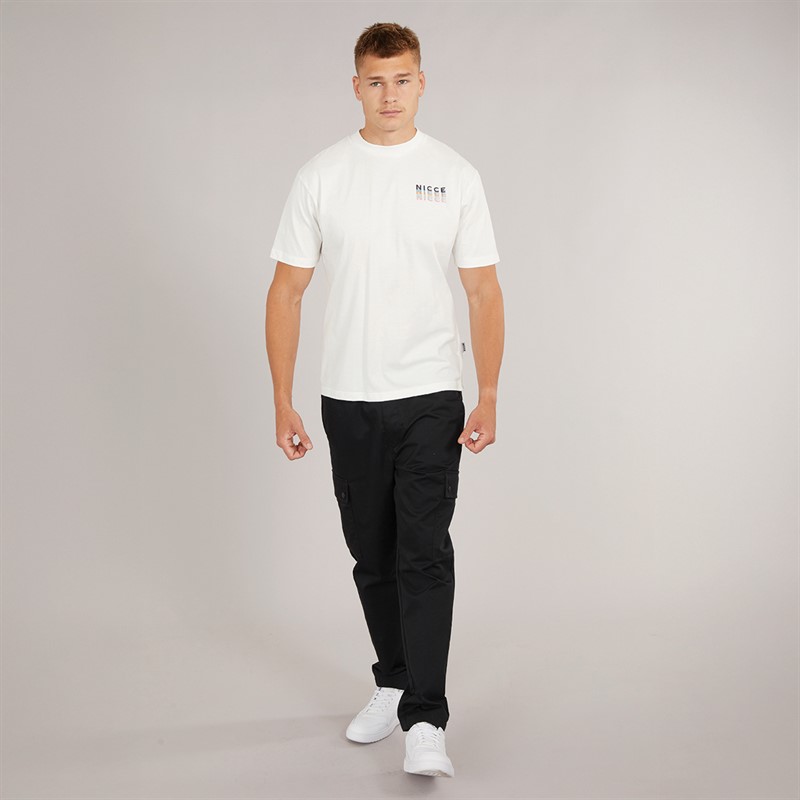 NICCE Mens Orbit T-Shirt Off White