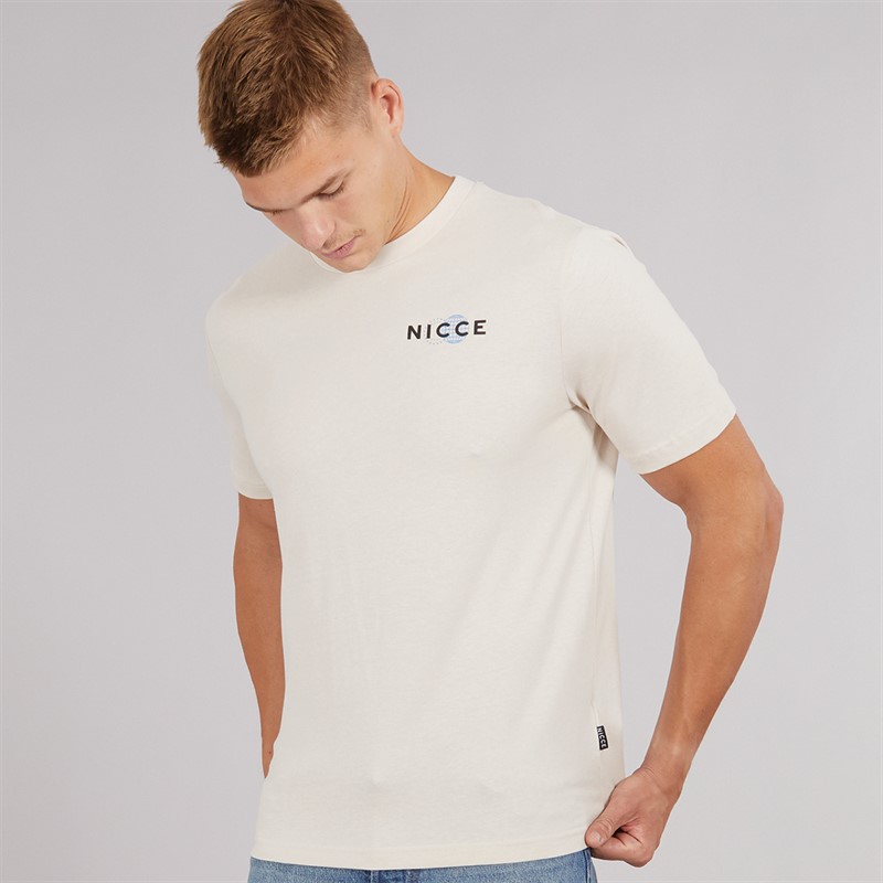 NICCE Mens Katto T-Shirt Light Stone