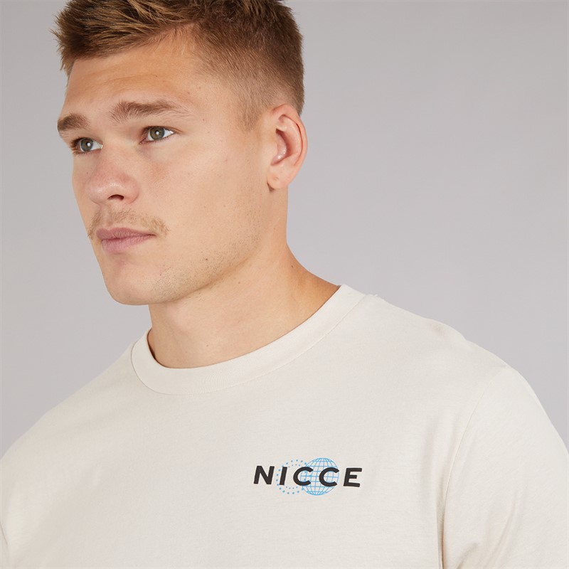 NICCE Mens Katto T-Shirt Light Stone
