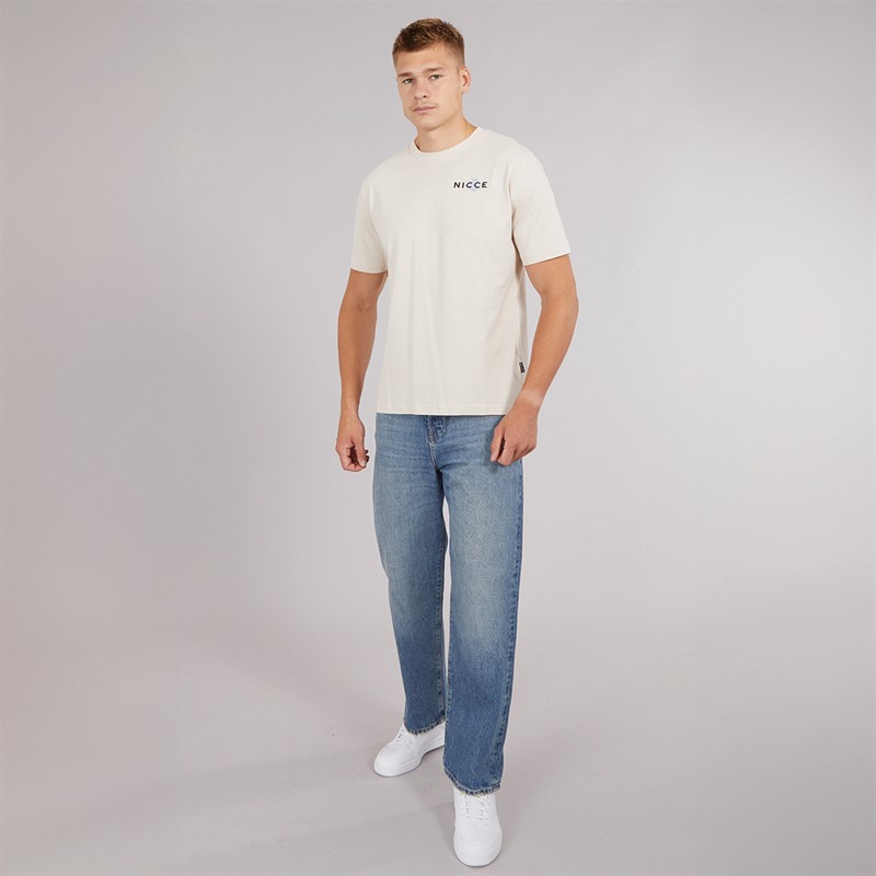 NICCE Mens Katto T-Shirt Light Stone