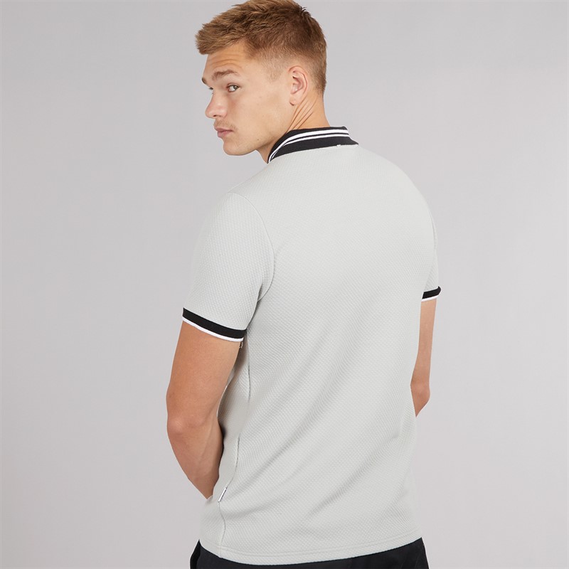 NICCE Mens Shoran Polo Shirt Chalk Grey